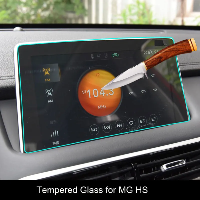 Автомобильный протектор экрана для MG HS Interior автомобильный gps-навигатор, закаленное стекло, защитная пленка для экрана, наклейка, авто доступ