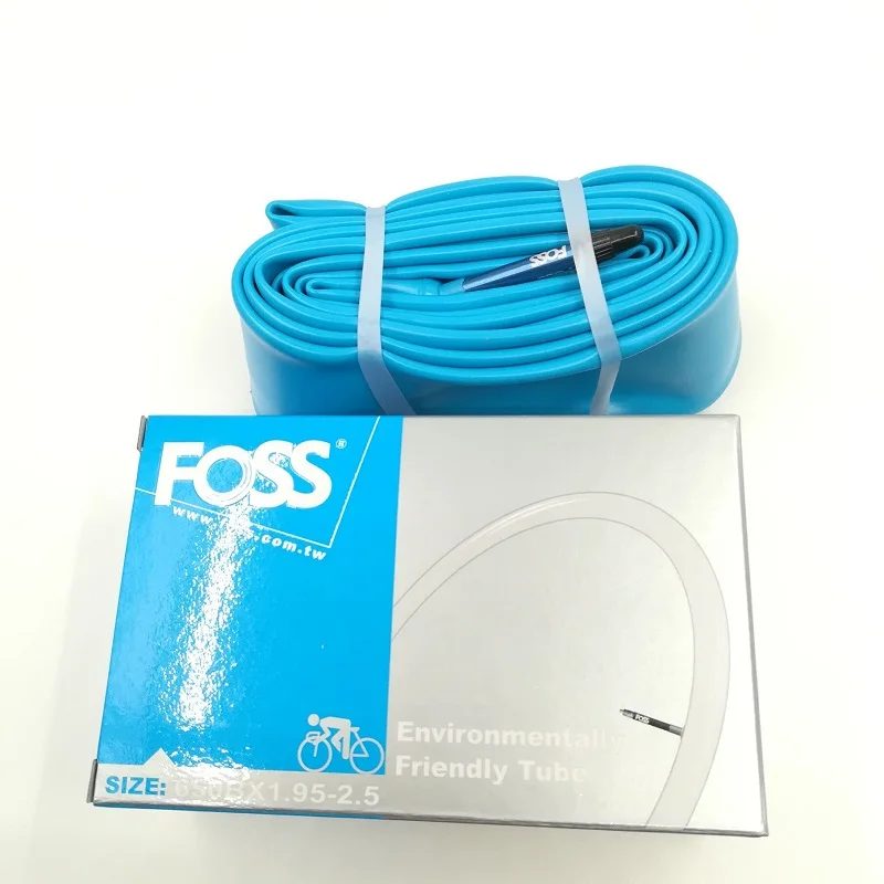 FOSS Bicycle Inner Tube 16/18/20/24/26/27.5/29 Inch 700C Tube Road Bicycle MTB Mountain / Folding Bike TPE Rubber Tube Taiwan