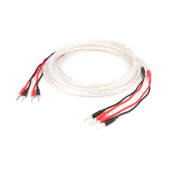 

Audiophile Hiend hifi Audio Banana Plug AMP Speaker Cable wire 3mm2 Banana Speaker Cable Wire