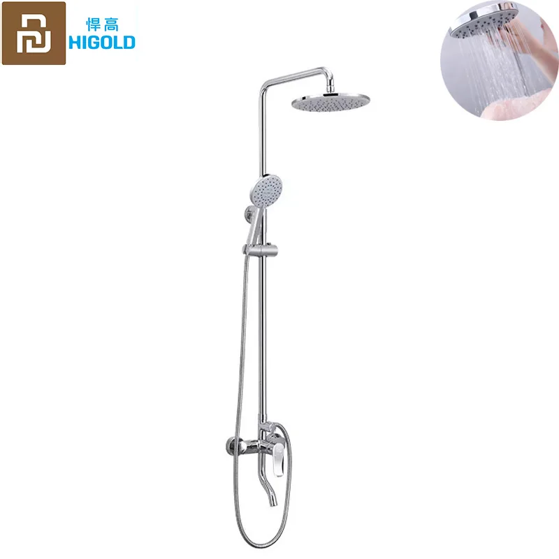 US $167.62 HIGOLD Multifunction Shower Set Bathroom Shower Faucet Tap Bath Mixer Bathtub Faucet Set Waterfall Shower Set Shower Head Youpin