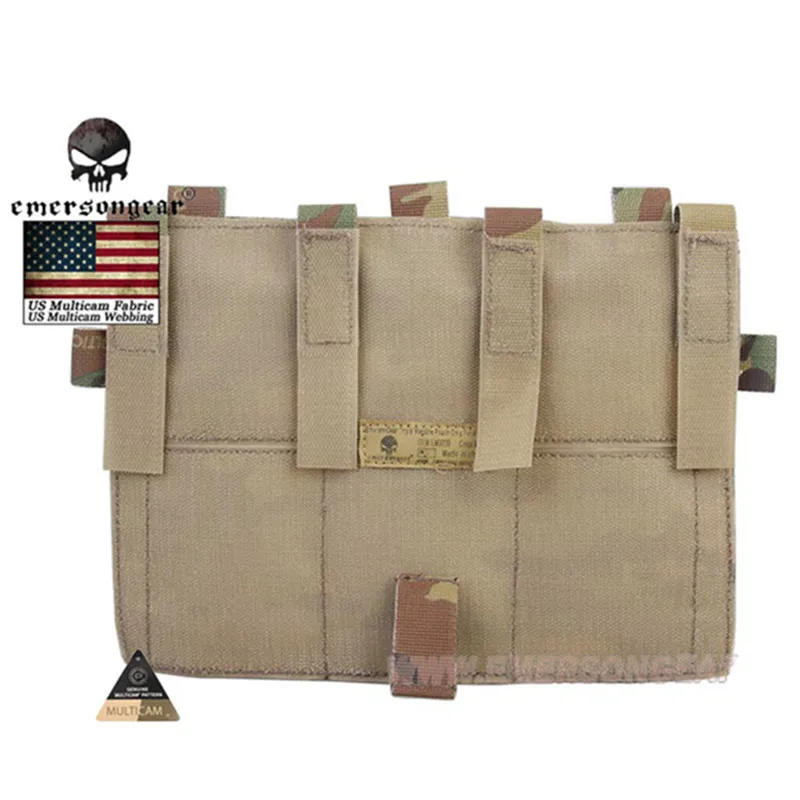 전술 Mag 파우치 Multicam Triad M4 M16 AR15 매거진 파우치 Airsoft 전용 전술 조끼 AVS 조끼 Molle 전면 패널