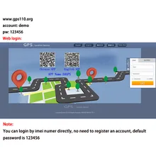 Gps-Tracker GT02A IMEI DAGPS Lifetime-Use TK206 Active ID of with Gps110.org Tk800-Work