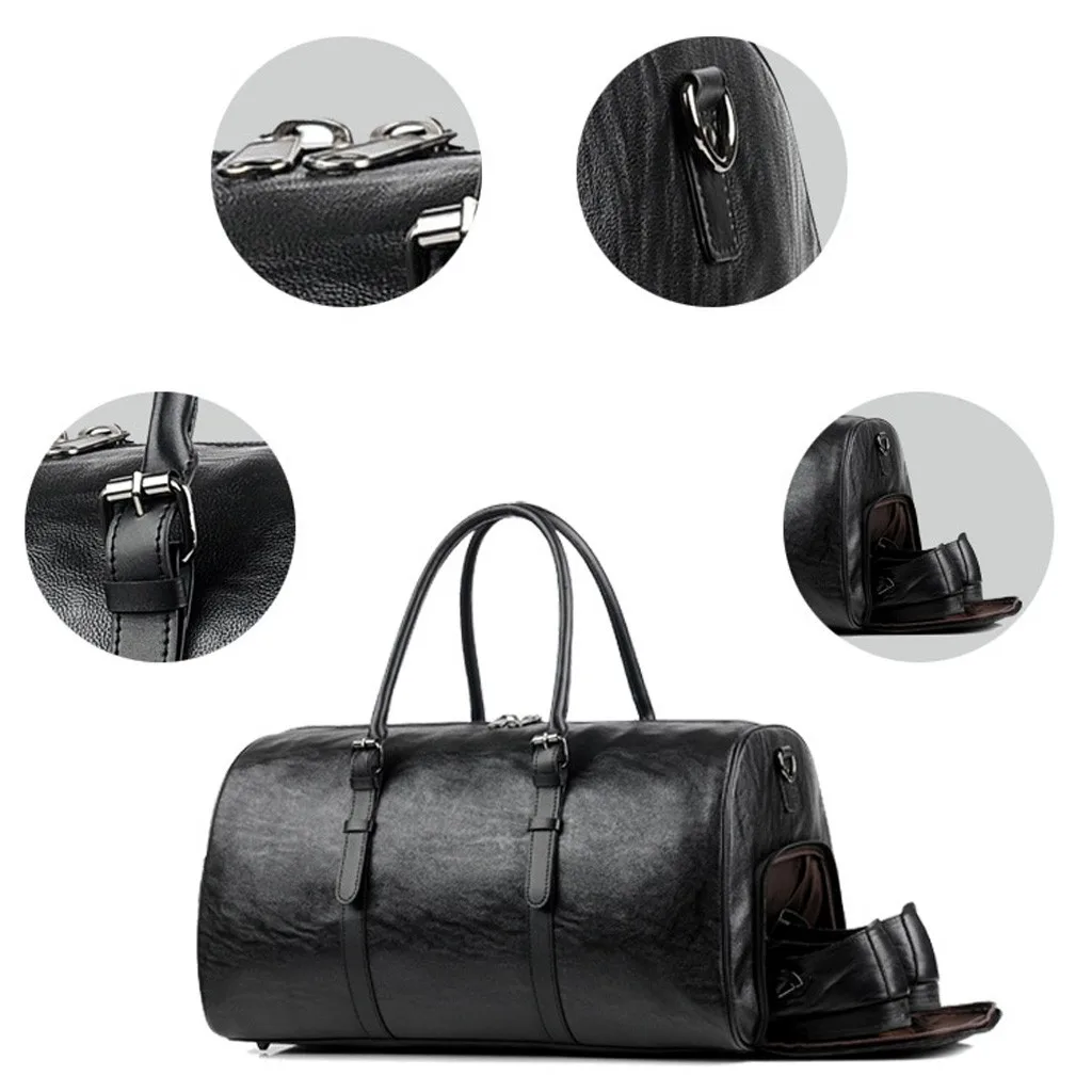 Многофункциональная Большая вместительная мужская дорожная сумка для ручной клади, водонепроницаемая сумка для костюма, сумки для путешествий, сумка для хранения обуви S4