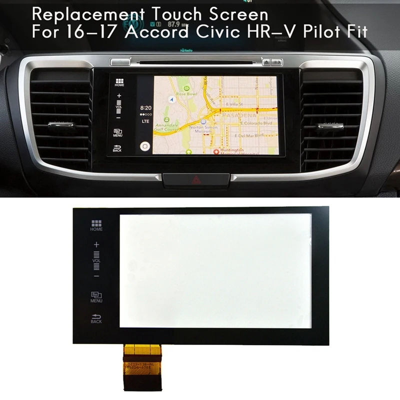 Substituição Fábrica Touch-screen Painel de Vidro Digitador para 2022 2022 Honda Accord Civic Hr-v Piloto Ajuste Navegação Rádio Painéis e LCDs p/ tablet - Imagem 2