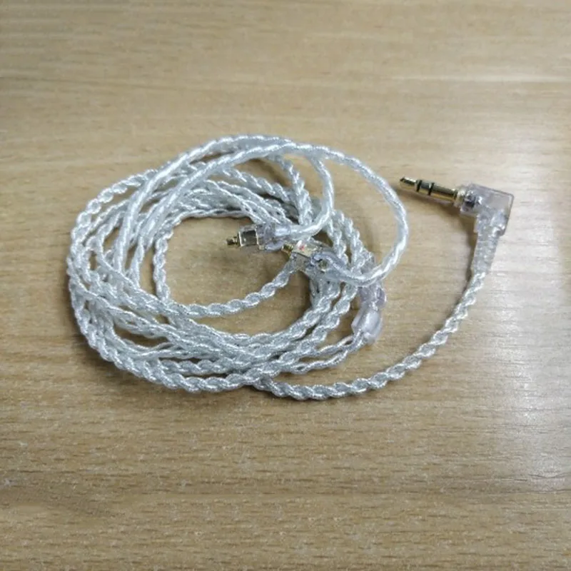 Топ 1,2 M Trasparente Lamina D'Argento Filo Mmcx Connettore
