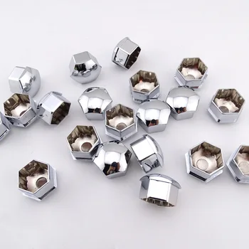 

Universal 19mm 17mm decoration plastic chrome black wheel lug nut bolt cover Hub Screw Cover caps for cars