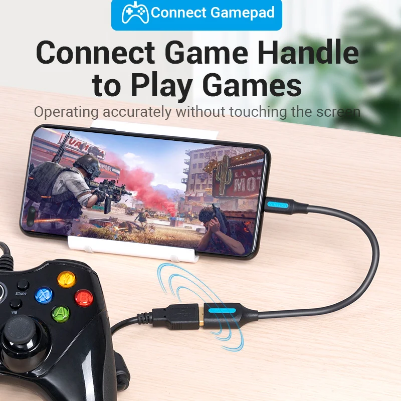 Vention OTG C Type Adapter OTG Cable Type C to USB A 3.0 2.0 Female Cable Adapter for MacBook Pro Xiaomi Mi 9 Type-C Converter — view 5