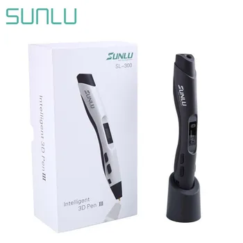 

SUNLU SL-300 Popular Magic Creative 3D Pen Modeling PLA/ABS Filament 1.75mm With Black Color For Special Craft and Gifts