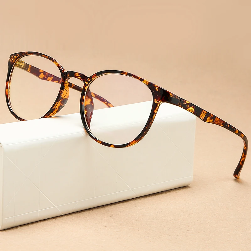 

Higodoy Plastic Women Round Eyeglasses Frame Men Women Nerd Optical Frames Clear Computer Glasses Frame