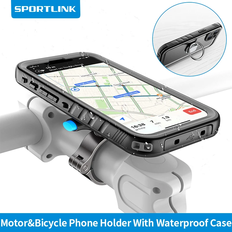 SPORTLINK держатель для телефона мотоцикла iPhone X XS XR SE 2nd 2020 3rd 2022 13 12 11 14 Pro Max горный