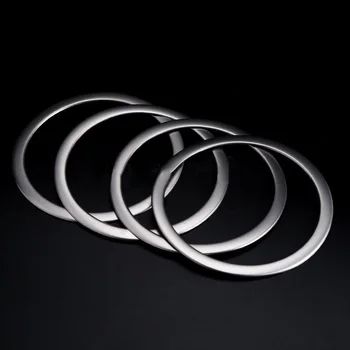 

Silver Trim Universal Speaker For BMW 3 Series F30 F31 F34 2013-2018 ABS 4pcs Inner Door Fits