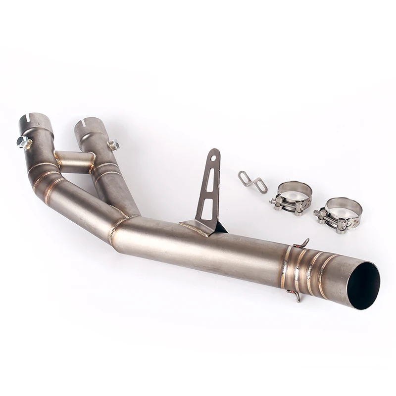 2015-2020 MT-10 R1/M YZF-R1/M Slip-on Exhaust Set Motorcycle Delete Catalyst Mid Link Pipe 61mm Muffler Escape No DB Killer - - Racext 17