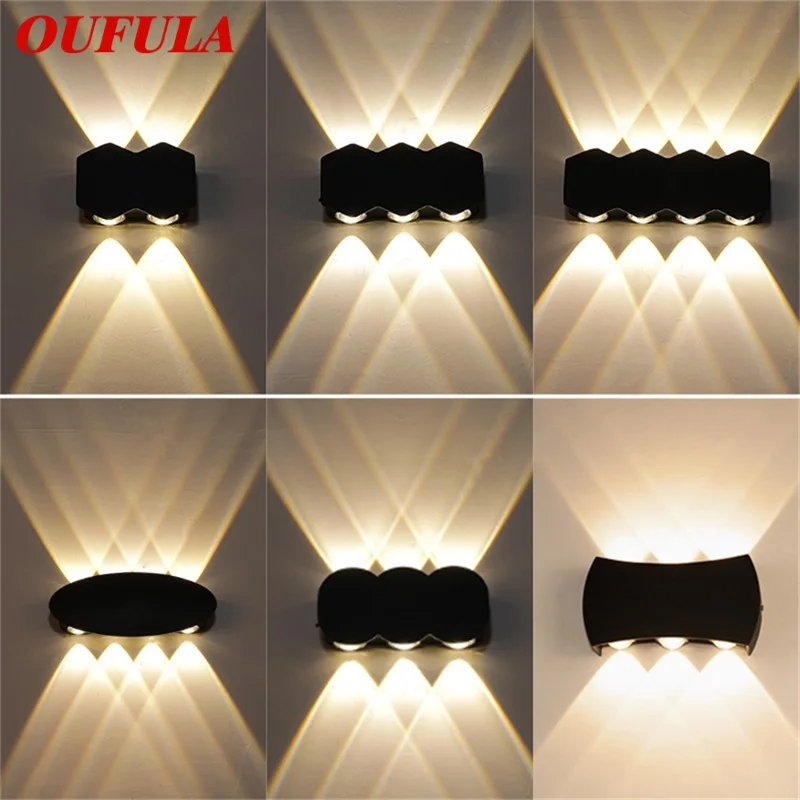 

OUFULA Outdoor Wall Light LED Waterproof Aluminum Sconces Light New Simple Creative Decorative For Patio Porch Garden Bedroom
