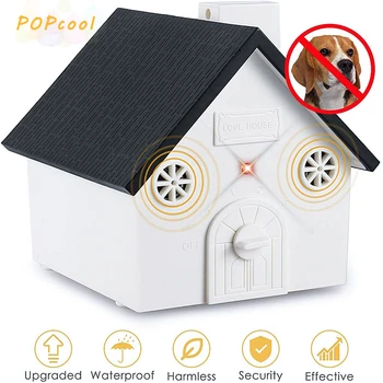 

Adjustable Anti Barking Device Ultrasonic Stop Barking All Dogs Waterproof Safe Bark Deterrent 15m Training Pet Supplies