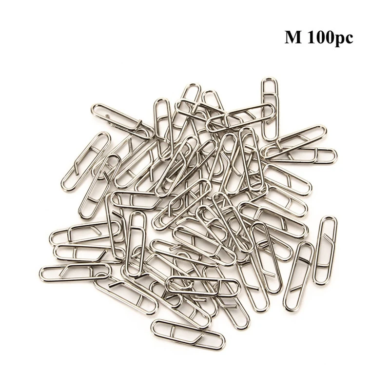 

50Pcs/100PCS Powerful Fast Links Clip Snap Fishing Tackle Quick Change Lead Links Clips