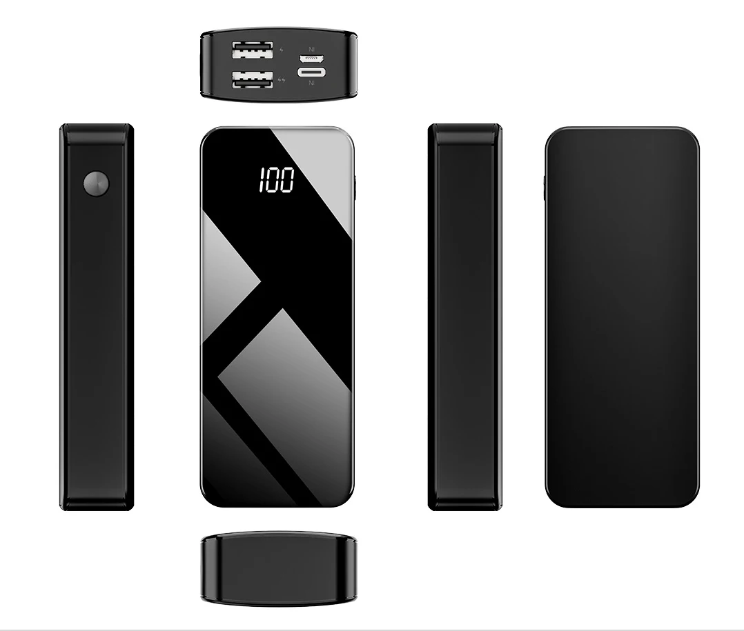 Мини Внешний аккумулятор 10000 мАч для всех аккумулятор для смартфона внешний аккумулятор быстрая зарядка для сотового телефона внешний аккумулятор Двойной USB источник питания