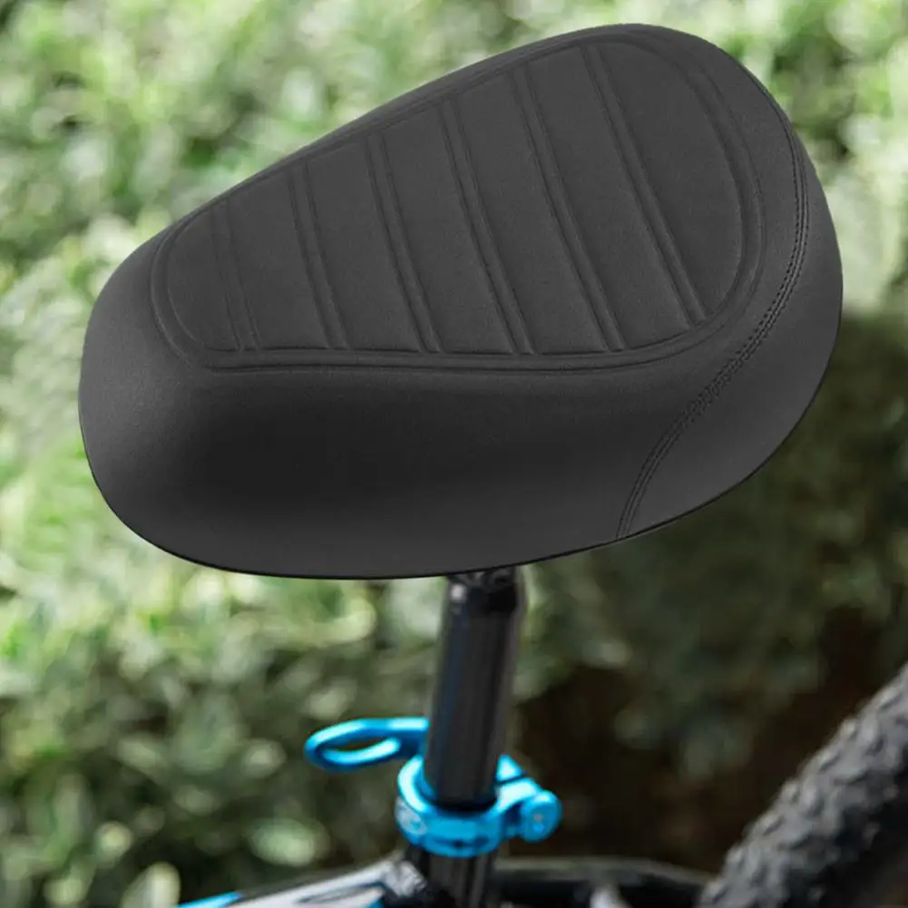 Comfort Thickened Bicycle Saddle Soft Outdoor Wide Big Bike Spring Seat Cushion 