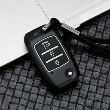 

Funda para llave de coche, aleación de zinc, gel de sílice para Cerato Kia Sportage Ceed Sorento K900 Stinger Rio K4 K5 Optima 2