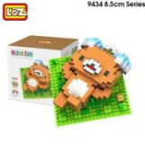 LOZ 9434 no box Детские игрушки для купания, животные океана, Игрушки для ванны, 4 шт., классические детские игрушки для океана, морская звезда, осьминог, краб, гиппокамп, 6 м - Цвет: LOZ 9434 no box