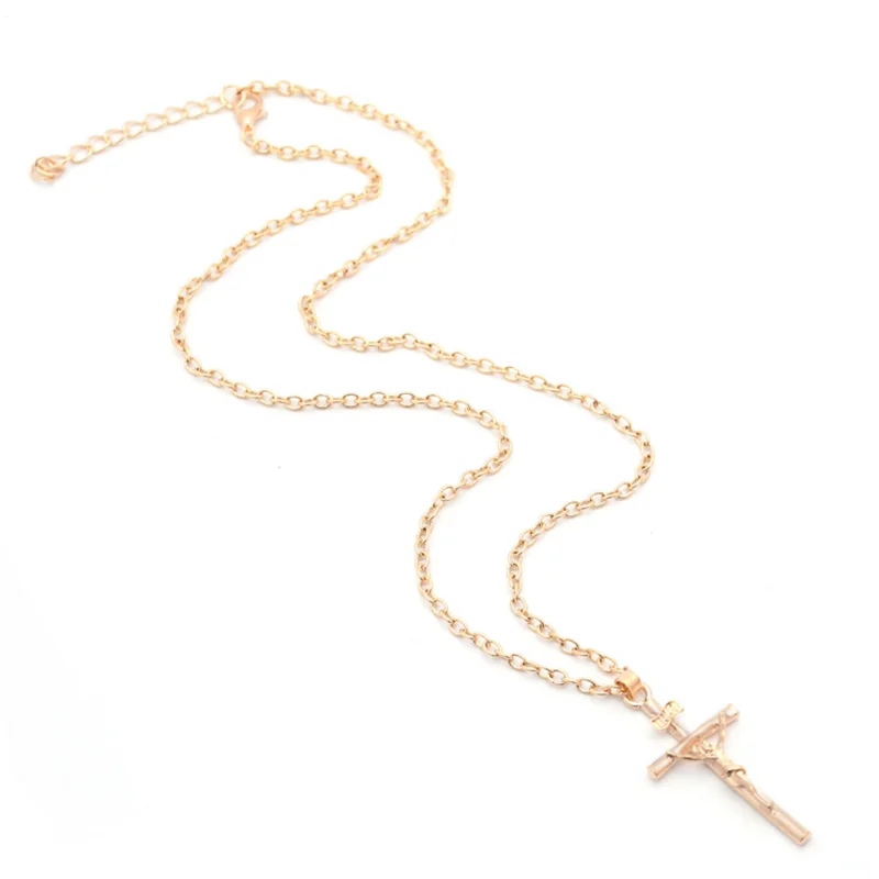 Новинка 2020 модные ожерелья с крестом Иисуса для женщин и мужчин сплав без никеля