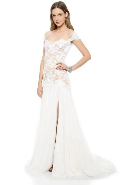 vestido de noiva сексуальное свадебное платье с открытой спиной и коротким рукавом Новое модное романтическое свадебное платье