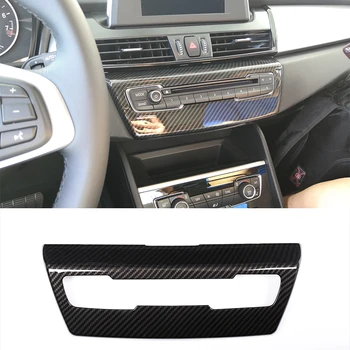 

Car Accessories Carbon Fiber ABS Center Console Volume Control Panel Cover Trim For BMW 2 Series F45 F46 218i 2015-2018