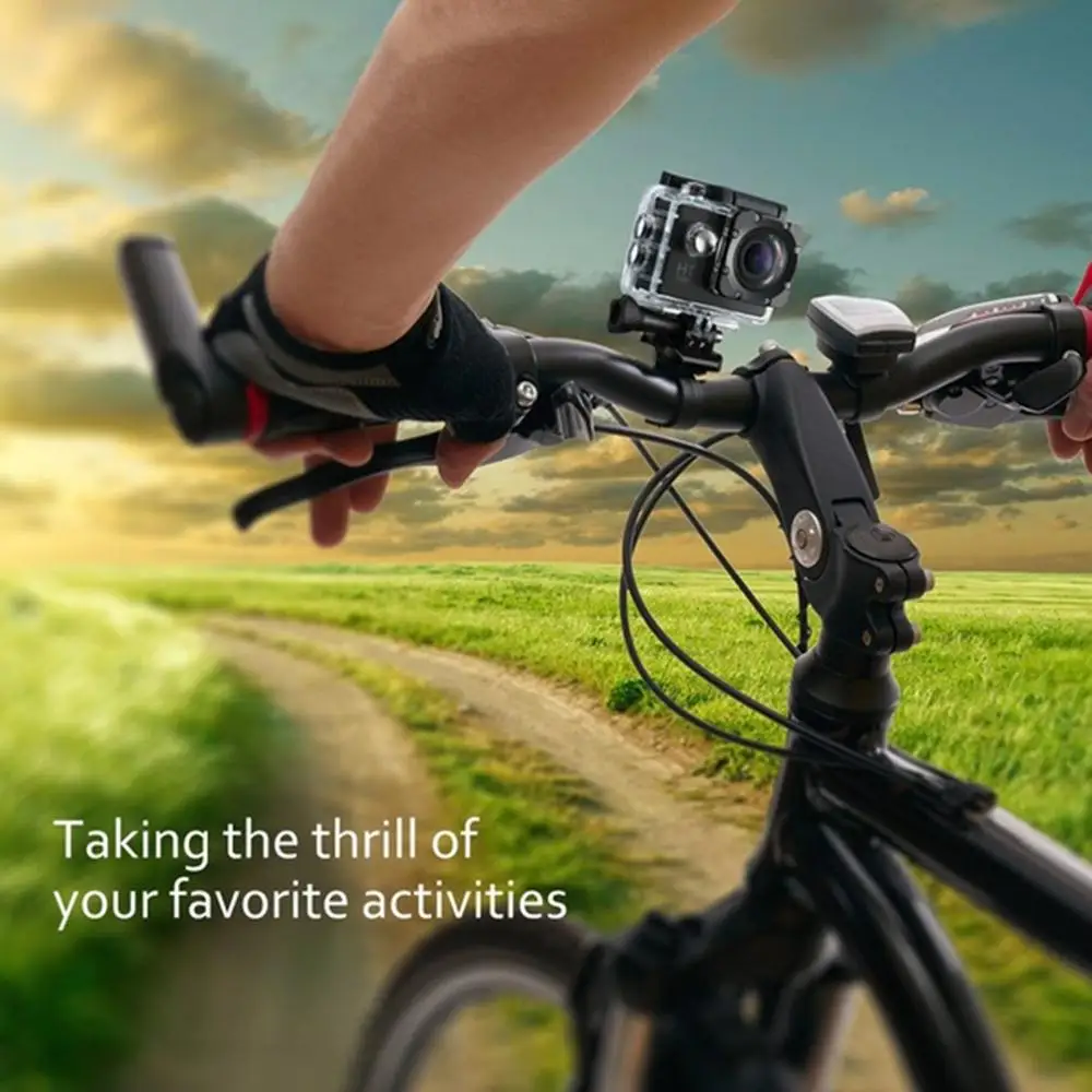 2.0" HD 1080P / 24fps Waterproof Digital Action Camera Video Camera CMOS Sensor Wide Angle Lens 1080P Sports Camara Profesional digital camera