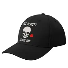 

Skull Baseball Cap Streetwear Men Baseball Hat Design Polyester Hiphop Uv Protection Cap