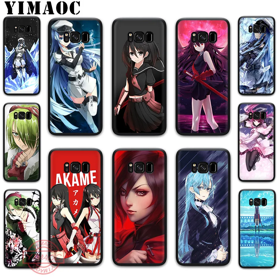 YIMAOC Akame Ga Kill Anime Soft Case for Samsung S20 Ultra S10 S9 S8 S6 S7 Edge Note 8 9 10 Lite Plus | Мобильные телефоны и