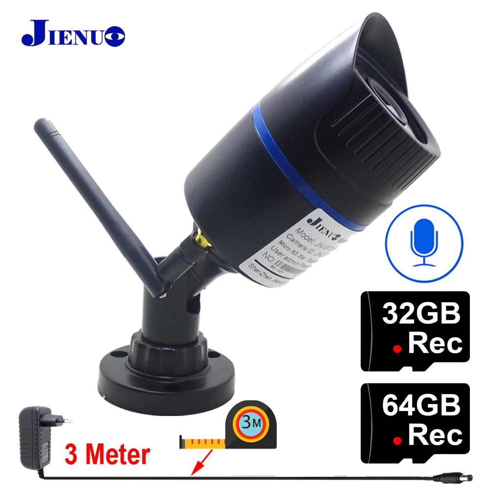 WIFI IP Camera Wifi 1080P 960P 32G 64G Audio IPCam CCTV Security Surveillance Outdoor Waterproof Wireless Onvif HD Home Camera