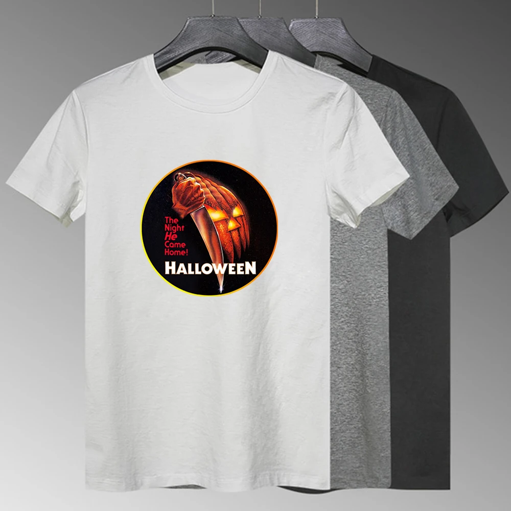 

Cool Pumpkin killer Print Showely Halloween Clothing T-shirt Women Harajuku Punk Top Streetwear Loose O-Neck Oversize Tshirt