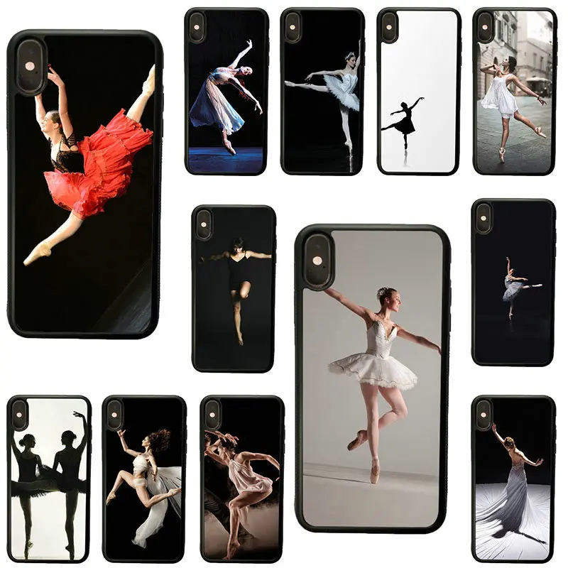 Cell Phone Cases Hard Cover for iphone 8 7 6 6S Plus X XR XS 11 Pro Max 5S 5 SE 4 4S Case Ballet Dancer Watercolor Painting | Мобильные