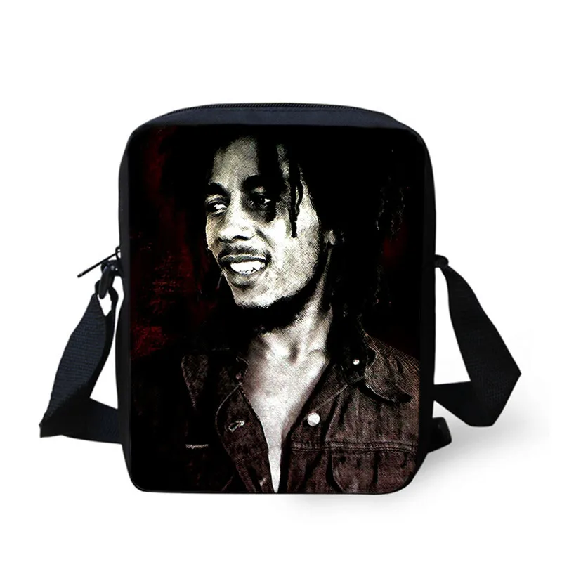 THIKIN модные мини женские сумки через плечо Bob Marley, повседневная мужская сумка через плечо, музыкальная звезда, регги, персонаж, напечатанная сумка-мессенджер - Цвет: as picture