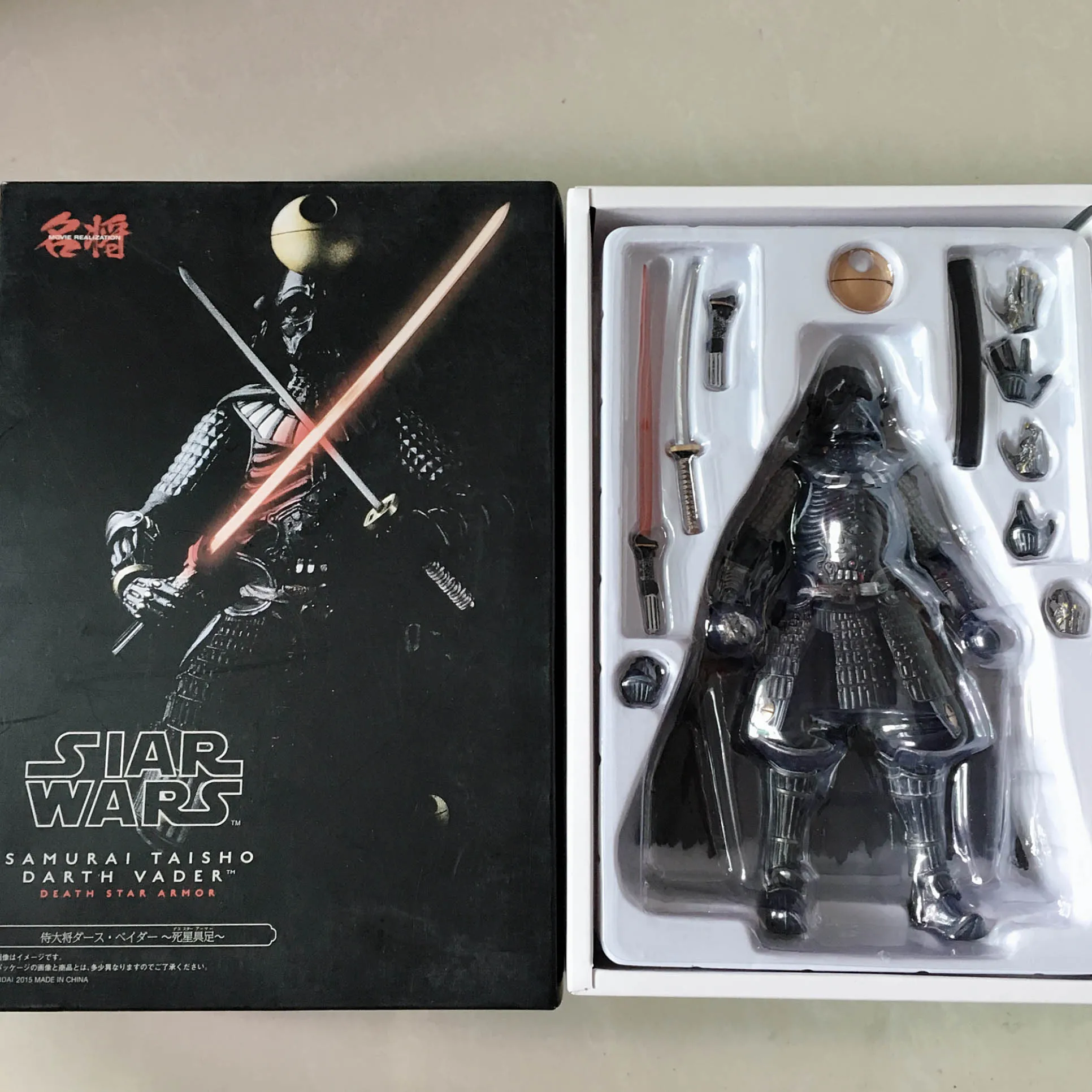 Звездные войны Самурай тайсо Дарт Мол Боба Теппо Ahigaru Yumiashigaru Koutetsu Vader Ashigaru Taikoyaku Дэдпул фигурка игрушка - Цвет: J With Box