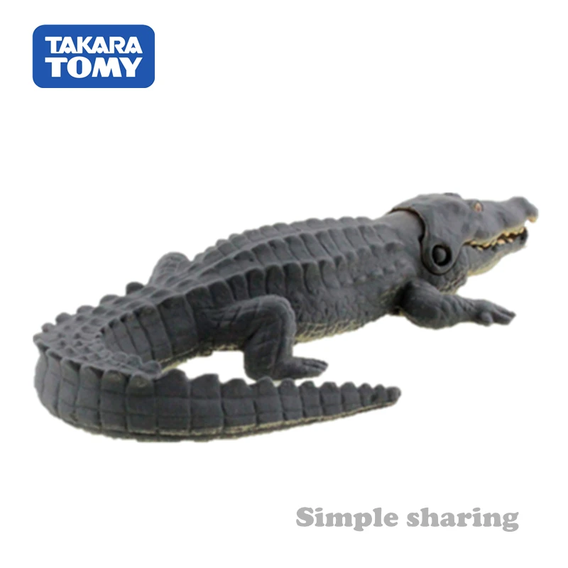 Takara Tomy Tomica Ania приключения в виде животных нильский крокодил As 08 литые формы из