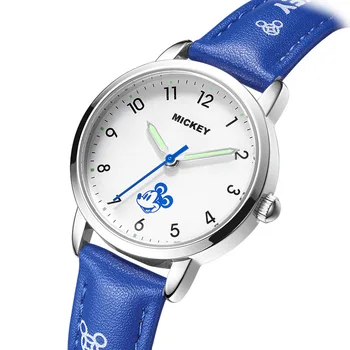 

Disney brand Mickey mouse child girls wristwatches quartz leather waterproof children student watches 2020 new clocks