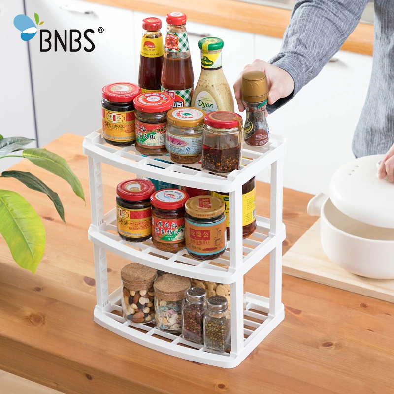 BNBS полка для ванной комнаты, органайзер, полки для хранения в ванной, аксессуары для туалетных принадлежностей, косметический пластиковый стеллаж для хранения