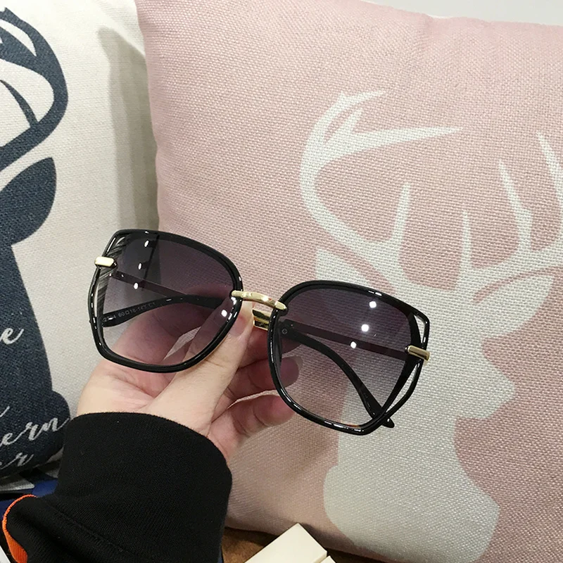 MS New Fashion Brand Designer Sunglasses Women's Oversized Female Sun glasses For Women UV400