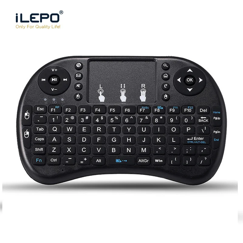 

iLEPO I8 Air Mouse 2.4GHz Wireless Keyboard RU&EN Version Mini Touchpad Handheld for Android TV Smart Box PC Notebook Remote