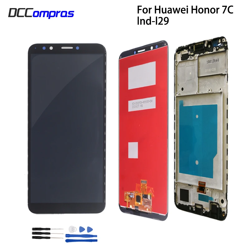 ЖК дисплей с дигитайзером сенсорного экрана в сборе для Huawei Honor 7C pro рамкой 5 99