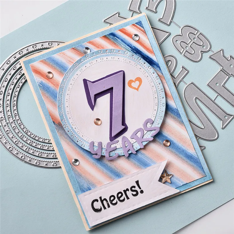 

InLoveArts Layer Circle Dies Frame Metal Cutting Dies for Scrapbooking Card Album Embossing Die Cut New 2019 Template