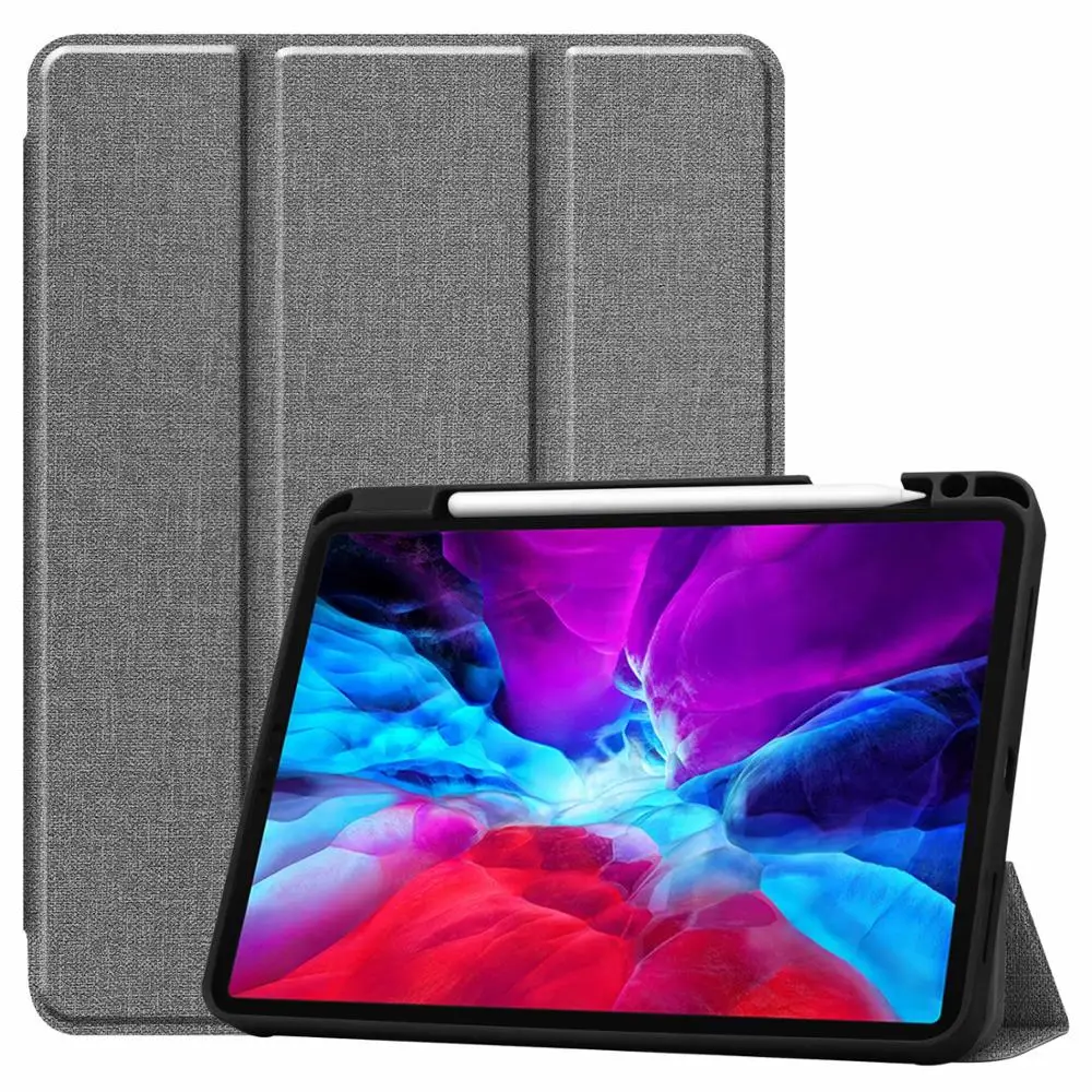 Чехол-подставка для iPad Pro 12 9 4-го поколения 2020 чехол-подставка дюймов 3-складной