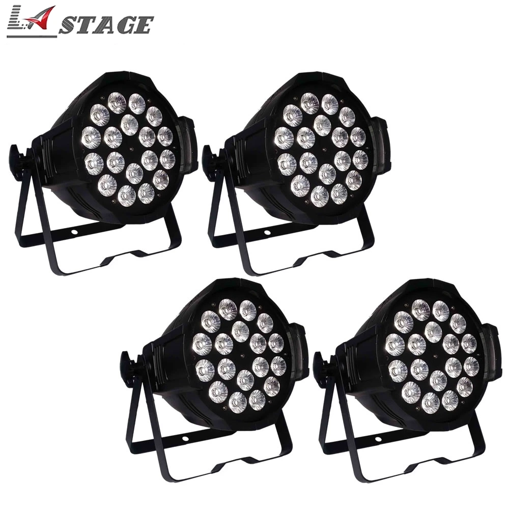 Бесплатная доставка Высокое качество 18*18 Вт RGBWA UV 6in1 Led Par свет Крытый банка для