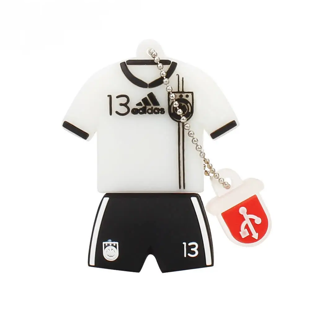 Usb Flash Drive 128gb Fashion Soccer Clothing Series Football Shirt Memory Stick 4GB 8GB Pendrive 16GB Pen Drive 32GB 64GB Gift (16)