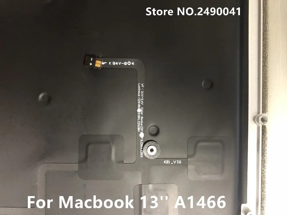 Чехол для MacBook Air 1" A1466 с клавиатурой+ Подсветка US 2013 год