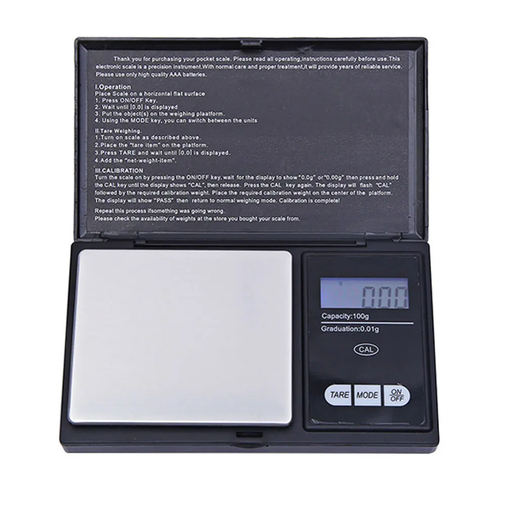 

0.01g/200g Jewelry Pocket Portable Multifunction Mini LCD Weight Home Battery Operated Digital Scale