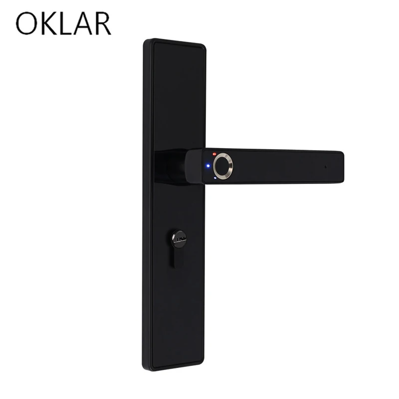 

OKLAR Electronic Door Lock Biometric Fingerprint Lock Zinc Alloy Smart Knob Deadbolt Keyless Indoor Lock For Home/hotel/office