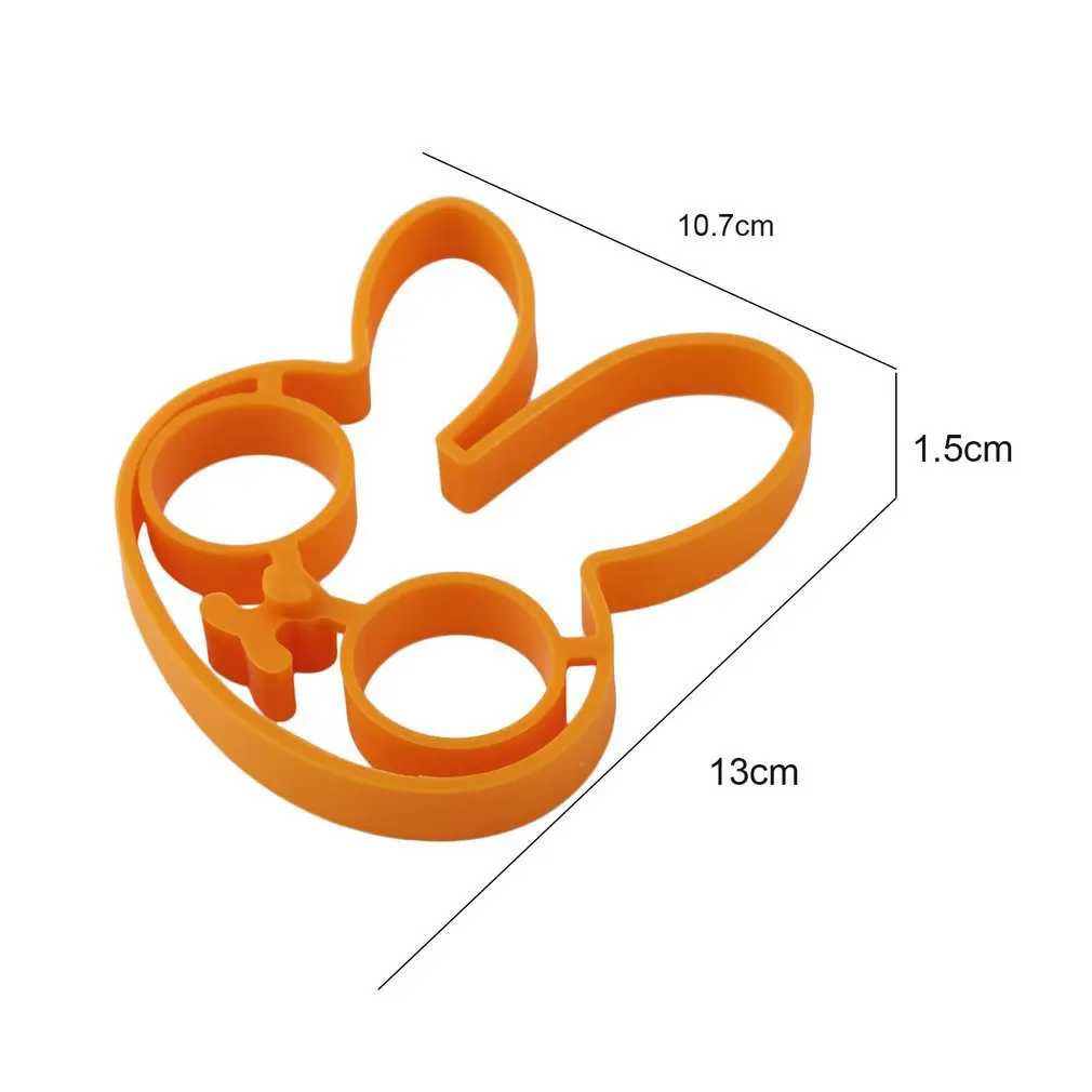Голова клоуна в форме кролика силиконовая форма для яиц омлет Creativ форма для жареных яиц кольцо для жарки яиц кулинарные формы