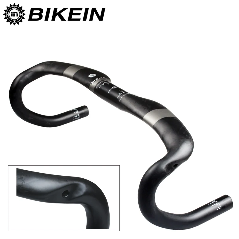 BIKEIN Сверхлегкий Volledige UD карбоновый дорожный Fietsen Stuur 400/420/440 мм прямая штанга Fietsen Fiets Aero Gebogen Bar Fietsonderdelen 2