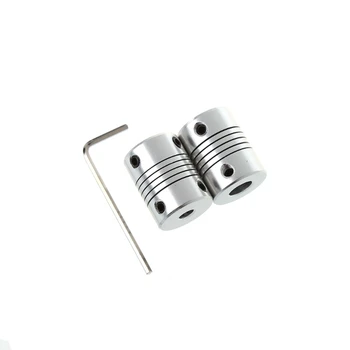 

2Pcs 3D Printer Motor Shaft Coupler 5x8mm Flexible Coupling For RepRap Prusa CNC